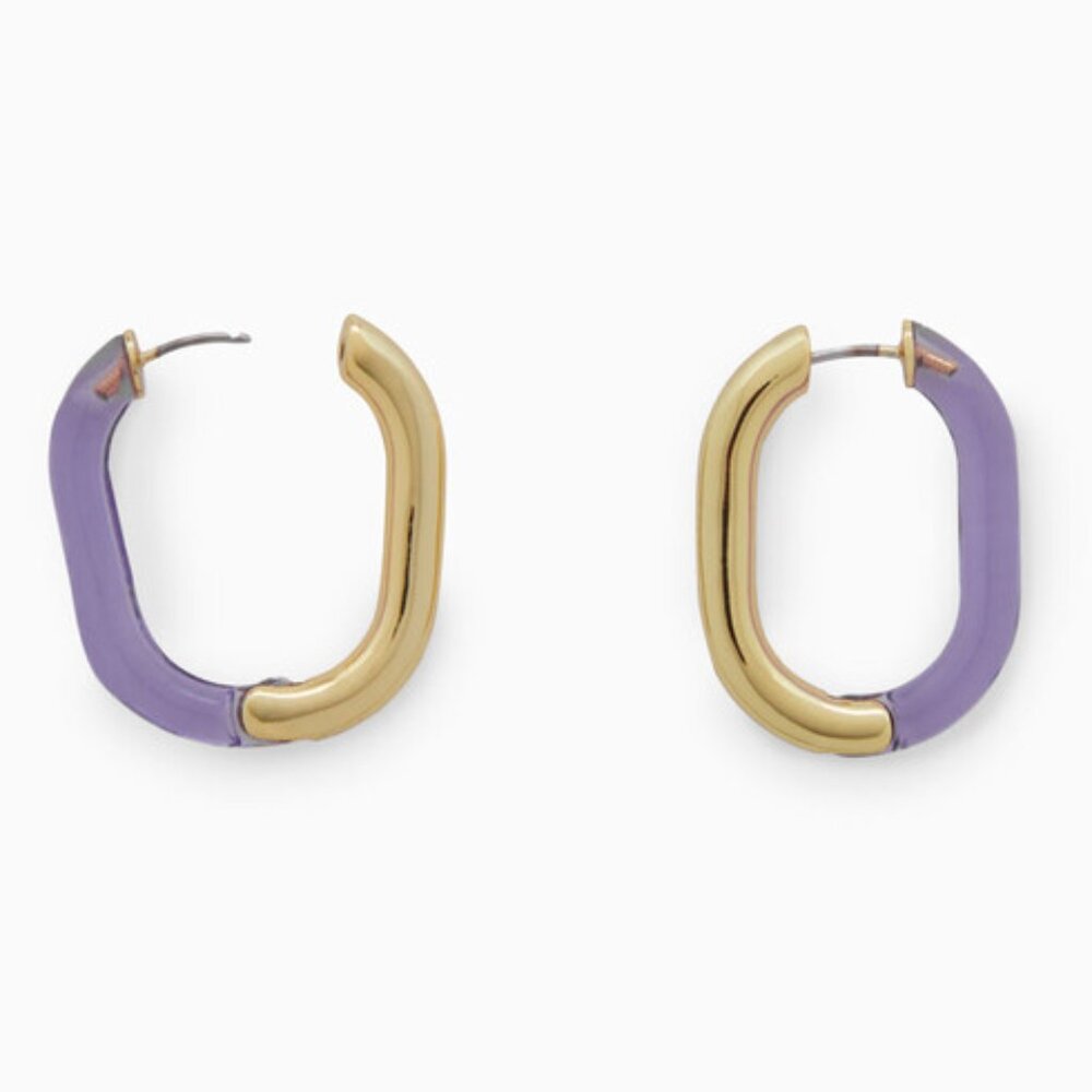COS Oval Hoop Earrings